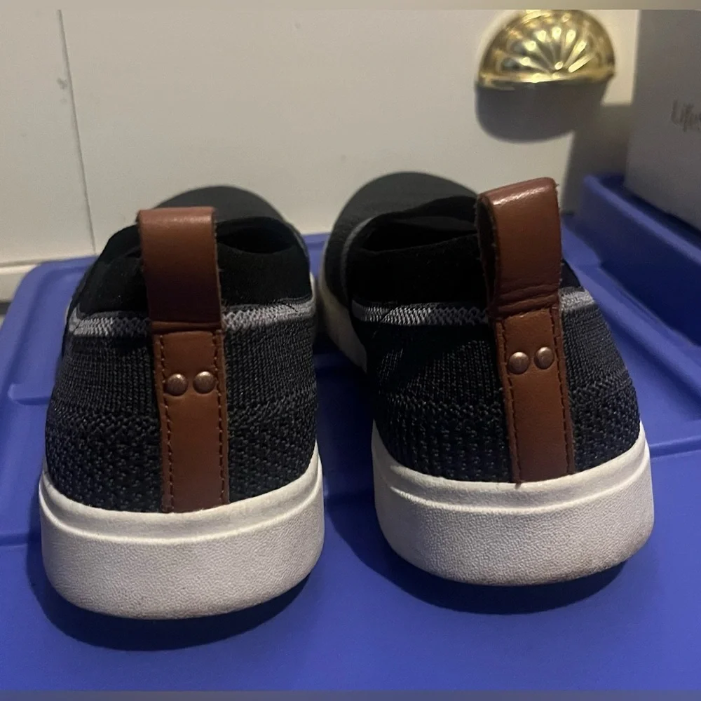 Ryka Charcoal and Gray Slip-On Shoes